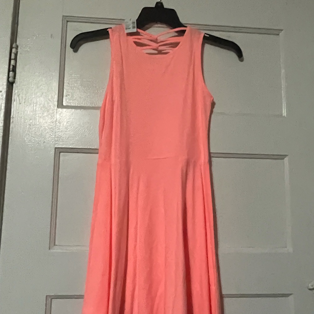 Peach Children’s Place dress with back design